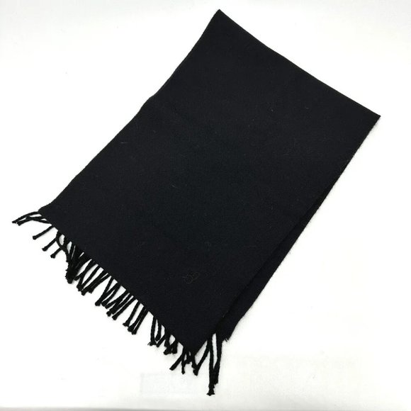 FENDI Leopard motif Scarf wool Black - Picture 6 of 9